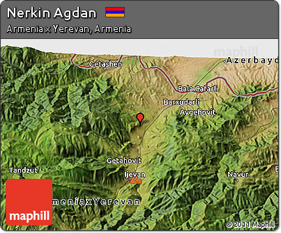 Satellite 3D Map of Nerkin Agdan