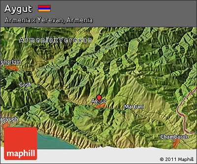 Satellite 3D Map of Aygut