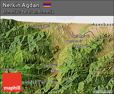 Satellite 3D Map of Nerkin Agdan