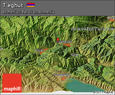 Satellite 3D Map of T'eghut