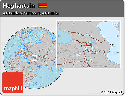 Gray Location Map of Haghartsin