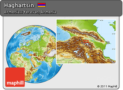 Physical Location Map of Haghartsin