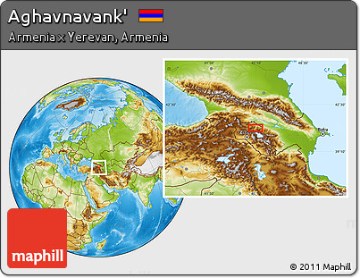 Physical Location Map of Aghavnavank'