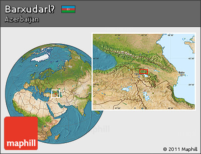 Satellite Location Map of Barxudarlḯ