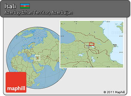 Savanna Style Location Map of İsalı