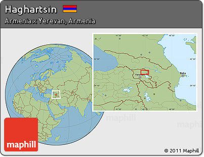 Savanna Style Location Map of Haghartsin