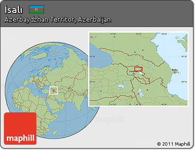 Savanna Style Location Map of İsalı