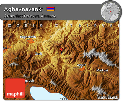 Physical Map of Aghavnavank'