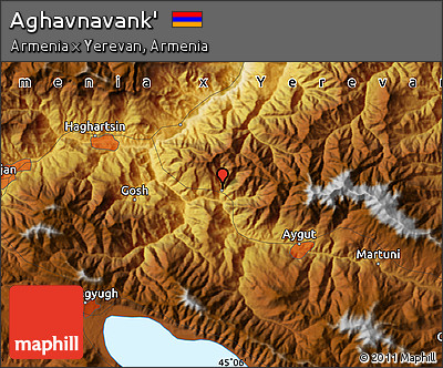 Physical Map of Aghavnavank'