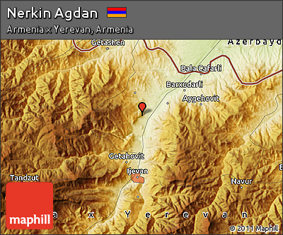 Physical Map of Nerkin Agdan