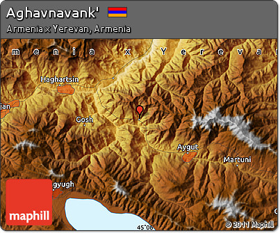 Physical Map of Aghavnavank'
