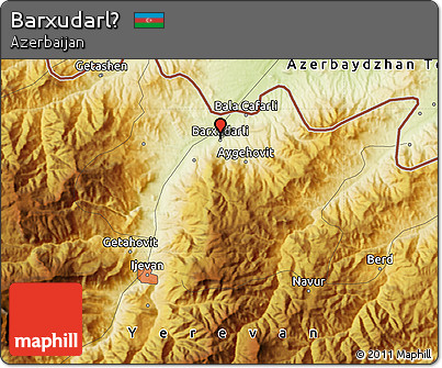 Physical Map of Barxudarlḯ