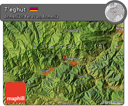Satellite Map of T'eghut