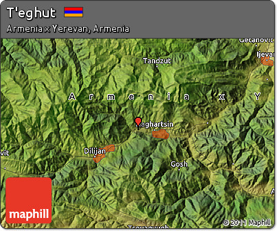 Satellite Map of T'eghut