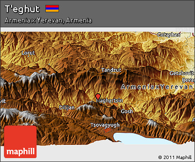 Physical Panoramic Map of T'eghut