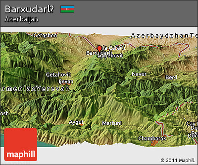 Satellite Panoramic Map of Barxudarlḯ
