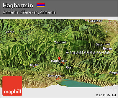 Satellite Panoramic Map of Haghartsin