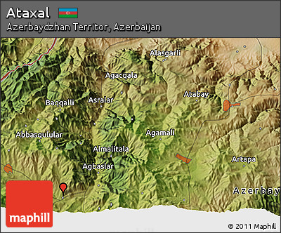 Satellite 3D Map of Ataxal
