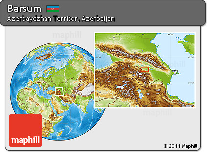 Physical Location Map of Barsum