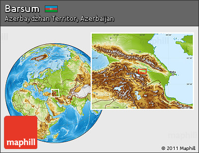 Physical Location Map of Barsum