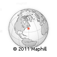 Outline Map of the Area around 40° 50' 23" N, 61° 7' 30" W, rectangular outline