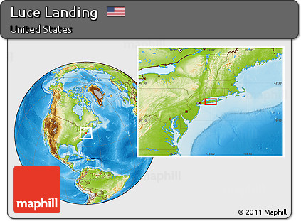 Physical Location Map of Luce Landing