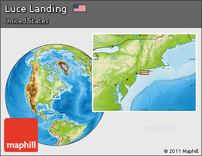 Physical Location Map of Luce Landing