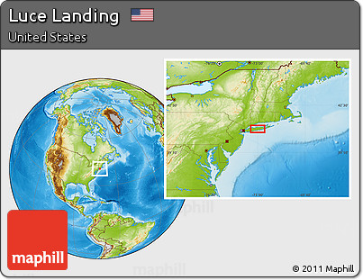 Physical Location Map of Luce Landing
