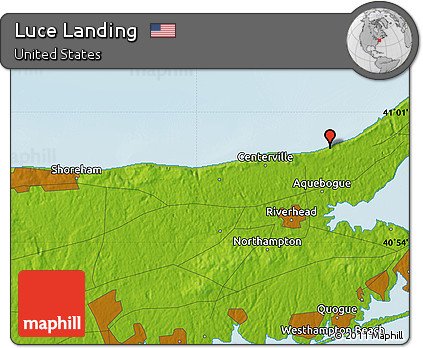 Physical Map of Luce Landing