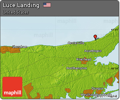Physical Map of Luce Landing