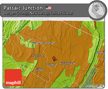 Physical 3D Map of Passaic Junction