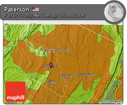 Physical 3D Map of Paterson