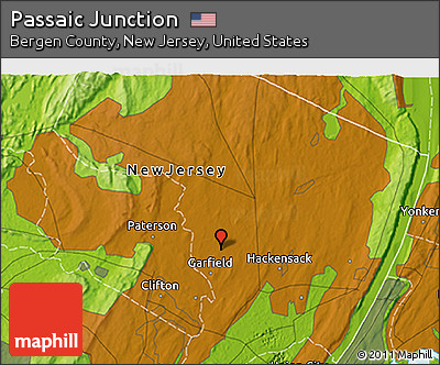 Physical 3D Map of Passaic Junction