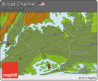 Physical 3D Map of Broad Channel