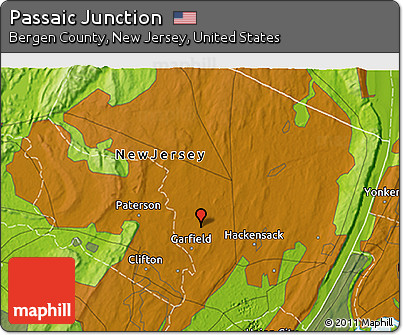 Physical 3D Map of Passaic Junction