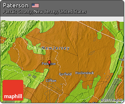 Physical 3D Map of Paterson