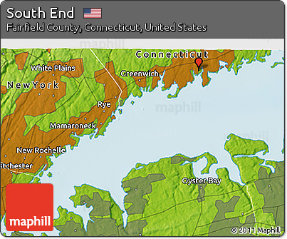 Physical 3D Map of South End