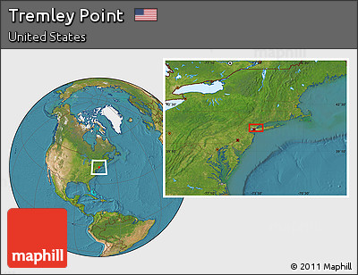 Satellite Location Map of Tremley Point