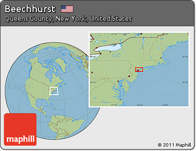 Savanna Style Location Map of Beechhurst