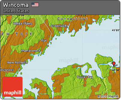 Physical Map of Wincoma