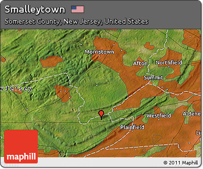 Satellite 3D Map of Smalleytown