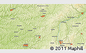 Physical 3D Map of Claypoole Heights