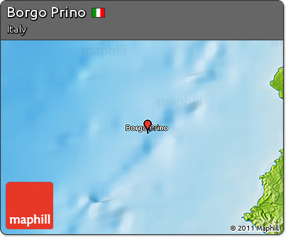 Physical 3D Map of Borgo Prino