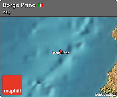 Satellite 3D Map of Borgo Prino