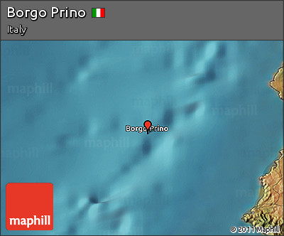 Satellite 3D Map of Borgo Prino