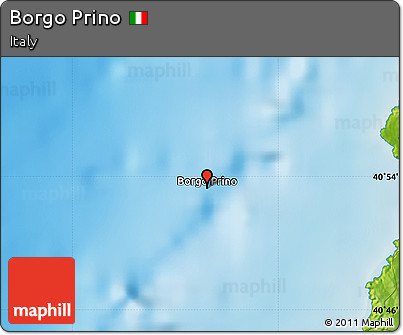 Physical Map of Borgo Prino
