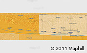 Political Panoramic Map of the area around 40° 50' 23" N, 99° 22' 30" W