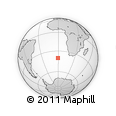 Outline Map of the Area around 40° 6' 0" S, 0° 46' 30" W, rectangular outline