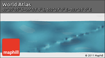 Satellite Panoramic Map of the Area around 40° 6' 0" S, 102° 55' 30" E