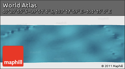 Satellite Panoramic Map of the Area around 40° 6' 0" S, 103° 46' 30" E